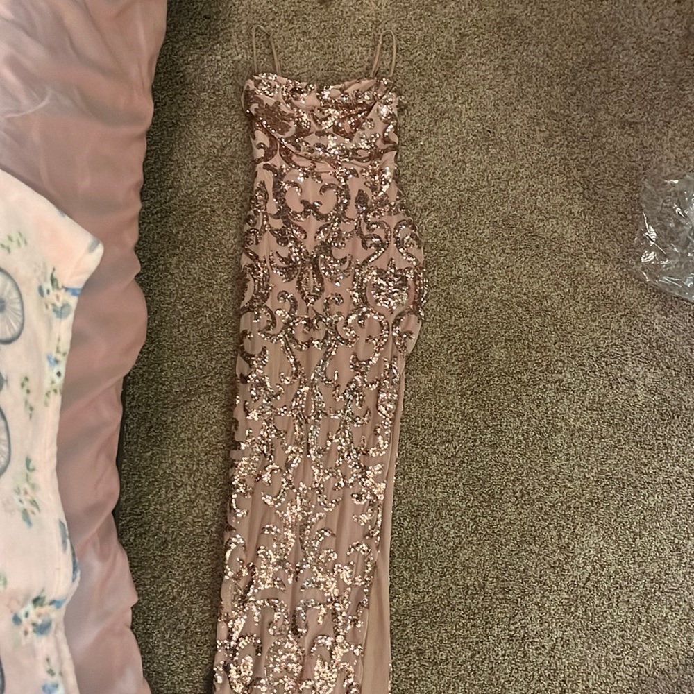 Rose gold Prom dress
